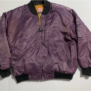 Reebok Deep Purple Bomber Jacket